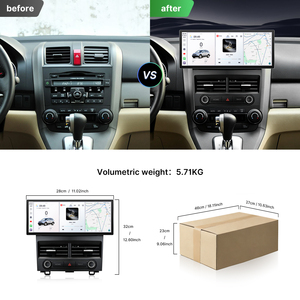 Autoradio Android Youducar 12.3" con Lettore DVD e Navigazione per <span class=keywords><strong>Honda</strong></span> <span class=keywords><strong>CRV</strong></span> 2007-2011, CarPlay Wireless e Android <span class=keywords><strong>Auto</strong></span> - Product Image 2