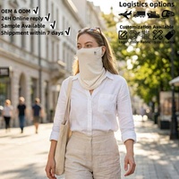 Cache-cou léger, extensible, anti-UV, pour le cyclisme, la randonnée, la course à pied et les activités de plein air