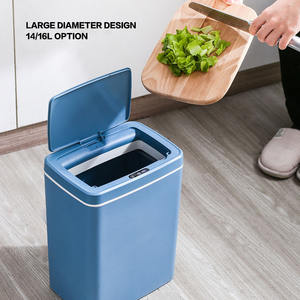 <span class=keywords><strong>Poubelle</strong></span> en plastique 16l avec couvercle <span class=keywords><strong>poubelle</strong></span> de cuisine automatique à l'épreuve des animaux de compagnie <span class=keywords><strong>poubelle</strong></span> à capteur humain <span class=keywords><strong>simple</strong></span> - Product Image 5