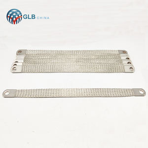 ราคาโรงงาน บัสบาร์ทองแดง 25 ตร.มม. สำหรับเชื่อมต่อแบตเตอรี่ แบบม้วน สายถักเคลือบดีบุก แรงดันไฟฟ้า 220 โวลต์ รูปทรงแบน รุ่น PVC TZX - Product Image 2