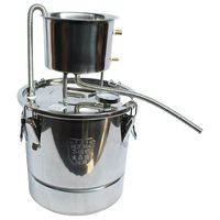 Petit équipement de distillation de vin semi-automatique en acier inoxydable pour usage domestique, avec trémie de 55 L pour vin blanc, rouge et de riz