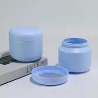 Pot en plastique mat à large ouverture de qualité alimentaire avec bouchon à vis 400g pour protéines en poudre, suppléments nutritionnels et whey