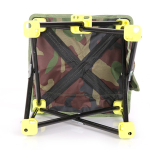 Folding Fishing Chair Compact Portable Outdoor Leisure <b>Stool</b> With Bag Storage For Camping And Fishing Use - Product Image 2