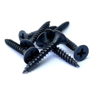 Envío en 3 Días, Tornillos para Paneles de Yeso M3.5 3.5x25, Rosca Fina, Fosfatados en Negro, a Granel - Product Image 1