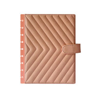 Maßgefertigter A5 PU-Leder Umweltfreundlicher Tagesplaner Spiralgebundenes Notizbuch mit Hartkarton-Einband 96 Blatt CMYK/PANTONE Logo Notizbuch