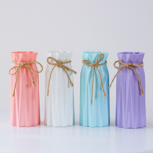 Vases en plastique Xin Xinyi, pots à fleurs creux, style moderne et simple, arrangement de fleurs artificielles, panier cadeau - Product Image 3