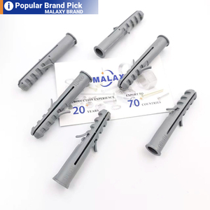 MALAXY di alta qualità 6mm 7mm 8mm 10mm 12mm di plastica PE vite di ancoraggio espandere chiodi tappi per parete - Product Image 1
