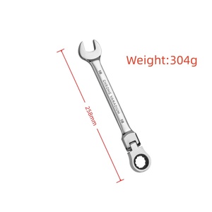 18mm Flex-Head Industrial Grade Chrome Vanadium Steel Double-End Manual <strong>Ratcheting</strong> <strong>Wrench</strong> Stamping 72 Teeth 12 Point Metric OEM - Product Image 5