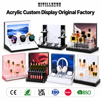 Support d'affichage de comptoir en acrylique personnalisé pour cosmétiques, montres, parfums et électroniques OEM ODM