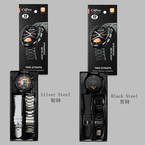 <span class=keywords><strong>Smartwatch</strong></span> C4 Pro 2026 Watch5 con 2 Cinturini, Impermeabile IP67, Cardiofrequenzimetro, Regalo per Uomo e <span class=keywords><strong>Donna</strong></span> - Product Image 1