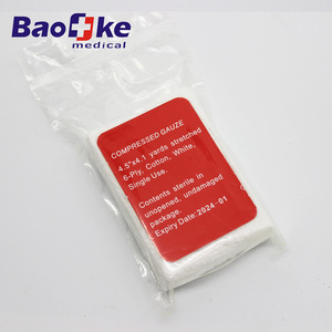 Hoshina Medical Gauze Pads <b>Compressed</b> 6 Layers White Non-Woven Fabric First Aid Bandage Disposable Wound Care - Product Image 3
