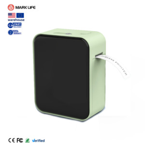 طابعة ملصقات محمولة لاسلكية MarkLife P15 مع ورق ملصقات حساس للحرارة والفراغات متوفرة في المخزون - Product Image 1