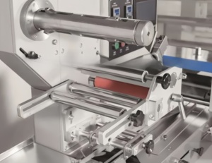Máquina empacadora automática de bolsas de embalaje de almohada de flujo de alimentos de pan de galletas de fideos instantáneos de alta calidad - Product Image 6
