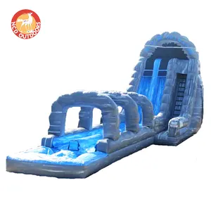 Slip And Slide Dolphin Wasser rutsche Drop Kick Mini Aufblasbares Wasser Aufblasbare Doppel rutschen für Erwachsene Kinder Blow Up For Boat