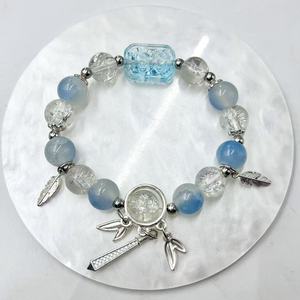 Bracelet en sucre en gros, bracelet en perles de cristal et de verre, design de niche, bijoux créatifs pour couples et amies - Product Image 6