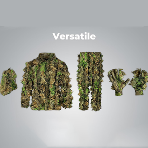 Vêtements d'aventure en plein air Ghillie costume pour hommes chasse 3D feuille Gillie costume Camo chasse Gillies Camo chasse costumes - Product Image 3