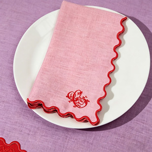 <span class=keywords><strong>Serviette</strong></span> <span class=keywords><strong>de</strong></span> <span class=keywords><strong>table</strong></span> carrée en lin brodée à la main <span class=keywords><strong>de</strong></span> luxe, bord festonné, réutilisable, écologique, taille personnalisable, décoration <span class=keywords><strong>de</strong></span> <span class=keywords><strong>table</strong></span> pour la maison - Product Image 3