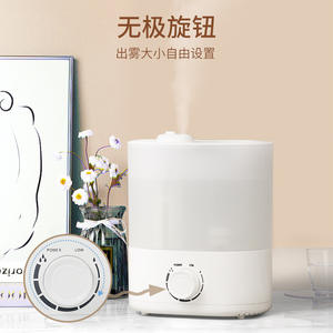 เครื่องเพิ่มความชื้นในอากาศไททัน เดสก์ท็อป 1.0-2.5 ลิตร เครื่องพ่นละอองอัลตราโซนิกสำหรับใช้ในบ้าน ใช้พลังงานไฟฟ้าเสียงเบา - Product Image 3