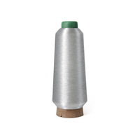 Nouveau 75D 100% Polyester Filament fil métallique or et argent Machine fils à broder pour Crochet tricot point de croix