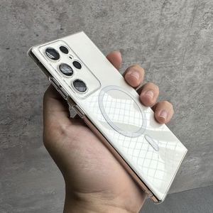 Funda Transparente Brillante Ultrafina para PC para Samsung Galaxy A17 S26 S25 Ultra S24 Plus S23, Carga Inalámbrica, Cubierta Magnética Transparente - Product Image 2