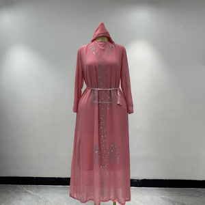 Abiti da donna all'ingrosso stile <span class=keywords><strong>palazzo</strong></span> con stampa, lacci, maniche a lanterna, gonne a pieghe, abiti retrò da ballo grandi da donna - Product Image 3