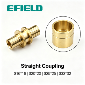<span class=keywords><strong>Raccord</strong></span> coulissant en laiton EFIELD, coude en T forgé <span class=keywords><strong>16</strong></span>-32 mm pour système de tuyauterie <span class=keywords><strong>multicouche</strong></span> - Product Image 1