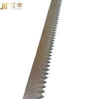 Lame de machine d'emballage en acier allié haute dureté HRC45-65, usinée avec précision par CNC, lame industrielle alimentaire sur mesure non standard