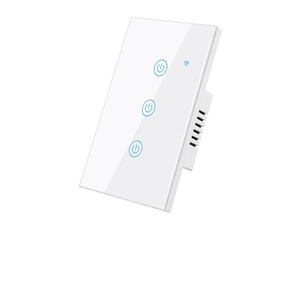 Tuya Smart 1-4gang OLED Display Interrupteur d'éclairage mural WiFi et Bluetooth Protocole <span class=keywords><strong>Zigbee</strong></span> Télécommande US Smart Home Product - Product Image 1