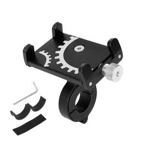 <b>Black</b> Aluminum Alloy Phone Holder Adjustable Navigation <b>Bracket</b> Electric Scooter Phone Stand Bicycle Handlebar Phone Mount - Product Image 6