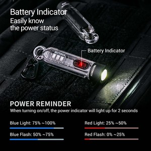 IP68 mini <span class=keywords><strong>LED</strong></span> đèn pin keychain K40 nguồn ánh sáng với nhiều đèn đa chức năng COB Túi đèn pin - Product Image 6