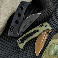 Couteau de poche pliable BM-MINI Adamas 273, couteau de survie pour le camping, la chasse, outil multifonctionnel, couteau portable d'extérieur industriel