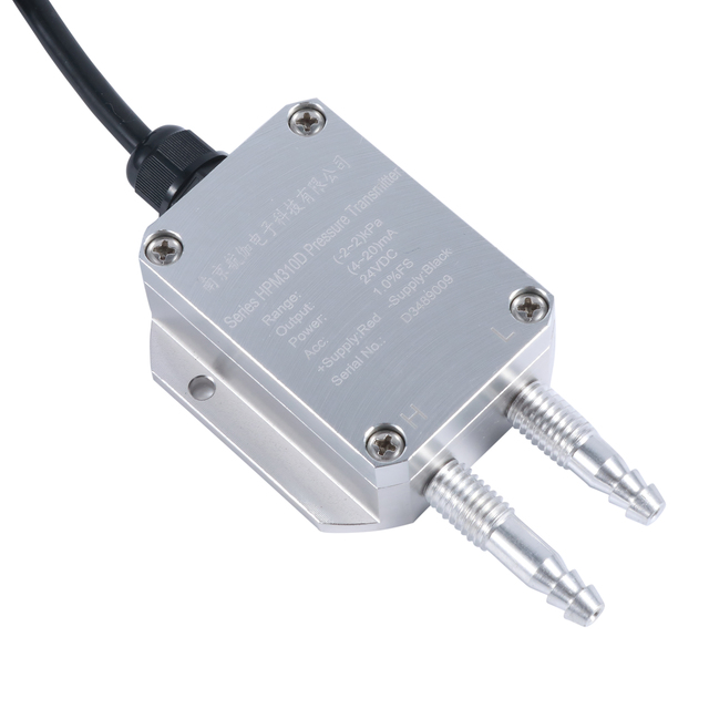 0-5v Wind Air Pneumatic Differential Pressure Sensor Gas Differential Pressure Transmitter