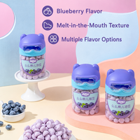 Aimo Instant Flavour Kaascracker - Zoete en knapperige textuur - Blauwe bessensmaak 14 gram. Kant-en-klare verpakkingen.