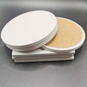 New Style Blank Sublimation Coffee <b>Ceramic</b> <b>Coaster</b> Cork <b>Coaster</b> Round Square Heat Transfer <b>Ceramic</b> <b>Coaster</b> - Product Image 2