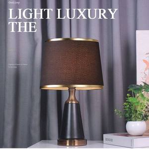 Luxury Modern Minimalist American-Style <b>Table</b> Lamp with Touch-Sensitive Dimming Retro Hotel <b>Bedside</b> Lamp for Bedroom - Product Image 3