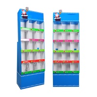 Présentoir de cadeau d'arbre de Noël de carton ondulé écologique pliable personnalisé avec des caractéristiques pour la vente au détail