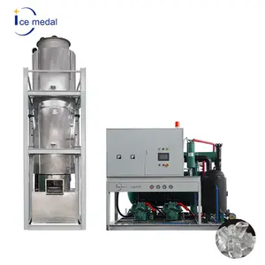 ICEMEDAL mesin pembuat es profesional, 20 ton dengan Output harian Ff 20000KG buatan Tiongkok, pembuat tabung es