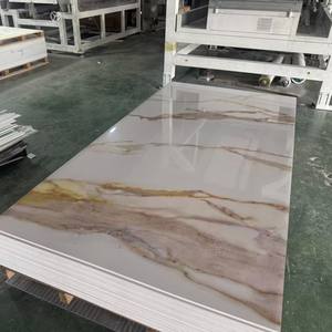 Haute Brillant En Gros 3mm UV Marbre <span class=keywords><strong>PVC</strong></span> Feuilles Panneau <span class=keywords><strong>PVC</strong></span> Feuille <span class=keywords><strong>Rigide</strong></span> pour Mur Plafond Décoration - Product Image 6
