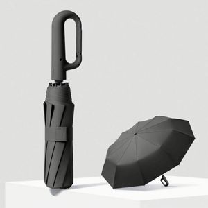Automatic <b>Windproof</b> <b>Umbrella</b> Handle Hands-Free Carry Compact for Travel Car Upf 50+ All-Weather Protection Promotion Gift - Product Image 2