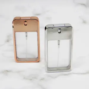 नई डिजाइन 40 मिलीलीटर प्लास्टिक की जेब इत्र रिफिल करने योग्य फाइन धुंध पंप स्प्रे क्रेडिट कार्ड बोतल स्प्रेयर इत्र - Product Image 5