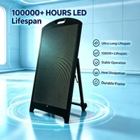 Écran d'affichage LED extérieur haute luminosité 4000 CD IP65 étanche, signalisation numérique, panneau mobile 100 000 heures pour la publicité en Chine