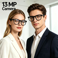 Lunettes Intelligentes IA Y2 de Haute Qualité avec Caméra 13 MP, Traduction IA, Assistant Vocal, Musique, Appels, Contrôle Tactile, Type-C