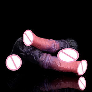 Dildo de caballo de 13 pulgadas de largo con gran nudo, estilo animal, para hombres y mujeres, entrenador anal, estimulador de punto G y vagina, juguetes sexuales, venta al por mayor, dropship. - Product Image 3