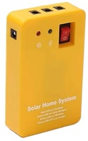 Système solaire compact 2W avec batterie lithium-ion, 2 ampoules, léger, pour le camping et les voyages en extérieur