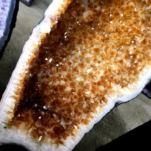 الجملة الطبيعية الكوارتز سيترين الأصفر جيود بلورية للزينة - Product Image 3