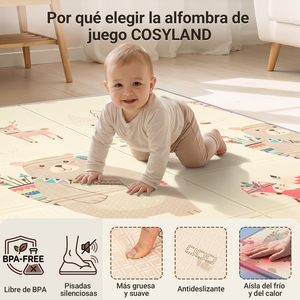 Alfombra <span class=keywords><strong>de</strong></span> Juego para Bebés, Alfombra Plegable <span class=keywords><strong>de</strong></span> Espuma XPE con Bolsa <span class=keywords><strong>de</strong></span> Transporte, Tamaño Grande 180x150cm, para Jugar en Interiores, Guardería y Guardería Diurna - Product Image 5