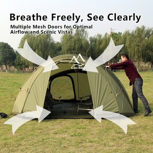 <span class=keywords><strong>Tente</strong></span> gonflable de pêche à la <span class=keywords><strong>carpe</strong></span> pour 2 personnes, imperméable, pour le camping d'hiver - Product Image 2
