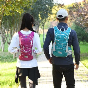 Hiking <b>Backpack</b> 20L Nylon Lightweight Unisex Outdoor Sports Bag with Zipper Closure and Interior Pocket - Product Image 6