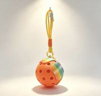 Nouvel Ornement Flora Pickleball, Boucle Pickleball, Porte-clés Pickleball, Accessoires, Porte-clés Thème, Figurine Mignonne 35g