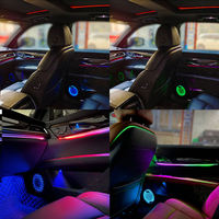 Offre Spéciale : Bande Lumineuse Optique pour Voiture, Effet Ambiance, Contrôle Vocal via Application, 10W, Compatible Universel, Lumière Magique Multicolore